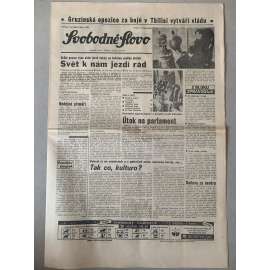 Svobodné slovo (6.1.1992) - staré noviny