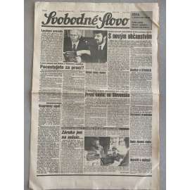 Svobodné slovo (30.12.1992) - staré noviny