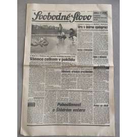 Svobodné slovo (28.12.1992) - staré noviny