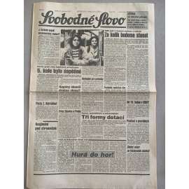 Svobodné slovo (23.12.1992) - staré noviny
