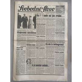 Svobodné slovo (22.12.1992) - staré noviny