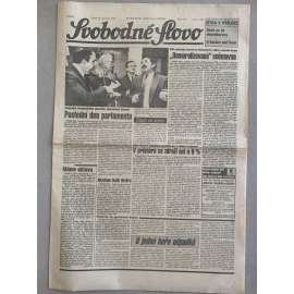 Svobodné slovo (18.12.1992) - staré noviny