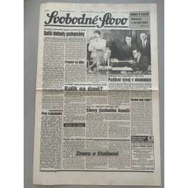 Svobodné slovo (24.11.1992) - staré noviny