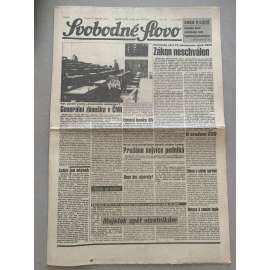 Svobodné slovo (19.11.1992) - staré noviny