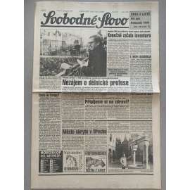 Svobodné slovo (17.11.1992) - staré noviny