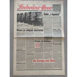 Svobodné slovo (21.11.1992) - staré noviny Svobodné slovo (21.11.1992) - staré noviny
