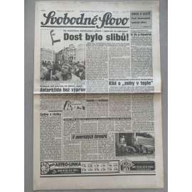 Svobodné slovo (12.11.1992) - staré noviny