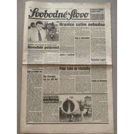 Svobodné slovo (10.11.1992) - staré noviny