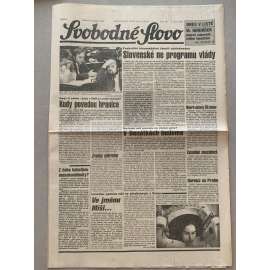 Svobodné slovo (6.11.1992) - staré noviny