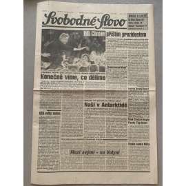 Svobodné slovo (5.11.1992) - staré noviny