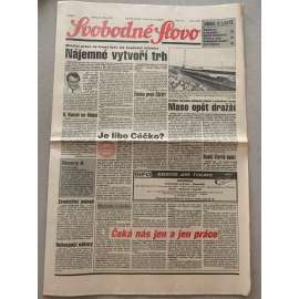 Svobodné slovo (24.10.1992) - staré noviny