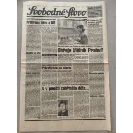 Svobodné slovo (23.10.1992) - staré noviny