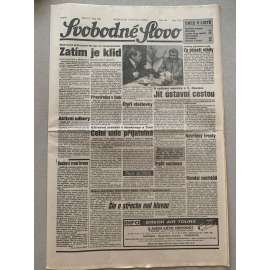 Svobodné slovo (21.10.1992) - staré noviny