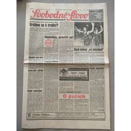 Svobodné slovo (17.10.1992) - staré noviny