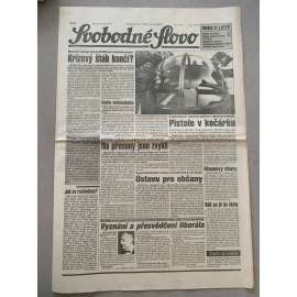 Svobodné slovo (16.10.1992) - staré noviny