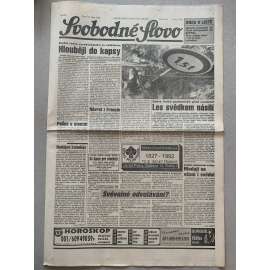 Svobodné slovo (13.11.1992) - staré noviny
