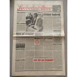 Svobodné slovo (10.10.1992) - staré noviny