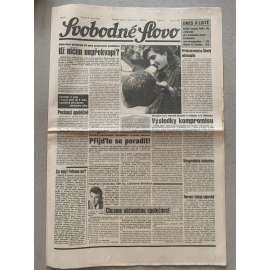 Svobodné slovo (8.10.1992) - staré noviny