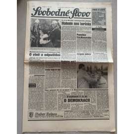 Svobodné slovo (14.9.1992) - staré noviny