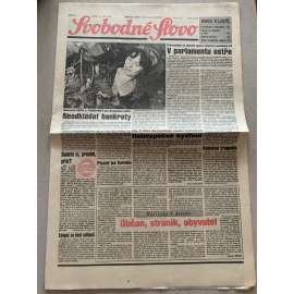 Svobodné slovo (12.9.1992) - staré noviny