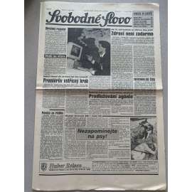 Svobodné slovo (11.9.1992) - staré noviny