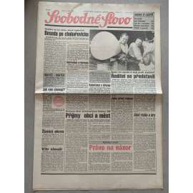 Svobodné slovo (5.9.1992) - staré noviny