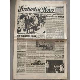 Svobodné slovo (2.9.1992) - staré noviny