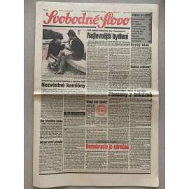 Svobodné slovo (15.8.1992) - staré noviny