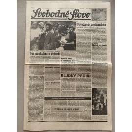 Svobodné slovo (14.8.1992) - staré noviny
