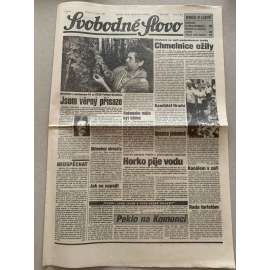 Svobodné slovo (12.8.1992) - staré noviny
