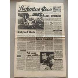 Svobodné slovo (10.8.1992) - staré noviny