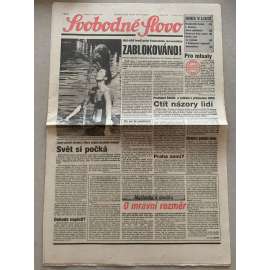 Svobodné slovo (8.8.1992) - staré noviny