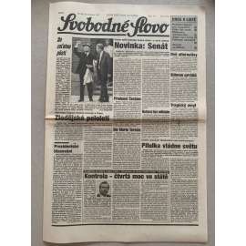 Svobodné slovo (30.7.1992) - staré noviny