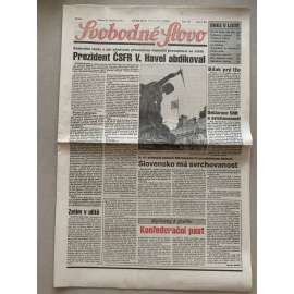 Svobodné slovo (18.7.1992) - staré noviny