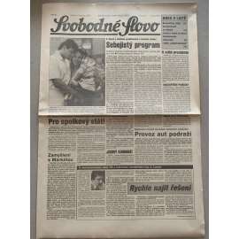 Svobodné slovo (14.7.1992) - staré noviny