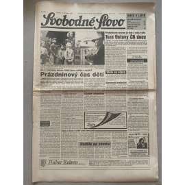 Svobodné slovo (13.7.1992) - staré noviny