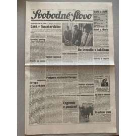 Svobodné slovo (9.7.1992) - staré noviny