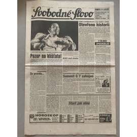 Svobodné slovo (7.7.1992) - staré noviny
