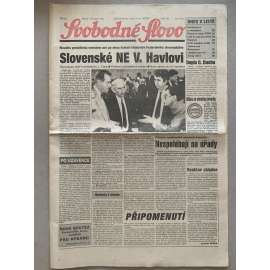 Svobodné slovo (4.7.1992) - staré noviny
