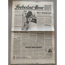 Svobodné slovo (1.7.1992) - staré noviny
