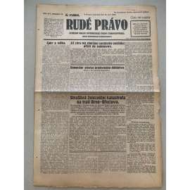Rudé právo (12.9.1928) - 1. republika, staré noviny