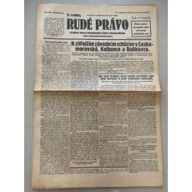 Rudé právo (16.9.1928) - 1. republika, staré noviny