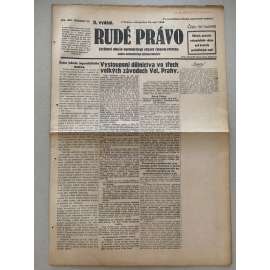 Rudé právo (18.9.1928) - 1. republika, staré noviny