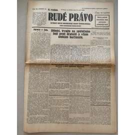 Rudé právo (19.9.1928) - 1. republika, staré noviny