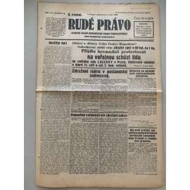 Rudé právo (7.9.1928) - 1. republika, staré noviny