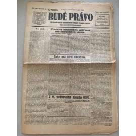 Rudé právo (1.9.1928) - 1. republika, staré noviny Rudé právo (1.9.1928) - 1. republika, staré noviny