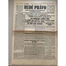 Rudé právo (5.9.1928) - 1. republika, staré noviny