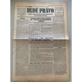 Rudé právo (29.7.1928) - 1. republika, staré noviny