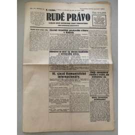 Rudé právo (26.7.1928) - 1. republika, staré noviny