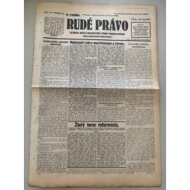 Rudé právo (27.7.1928) - 1. republika, staré noviny